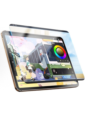 YZYP适用ipad类纸膜air6妙吸类纸膜Air7磁吸M3可拆卸4苹果5框贴2025 iPad11代平板10.9高清ar膜Pro11屏幕10