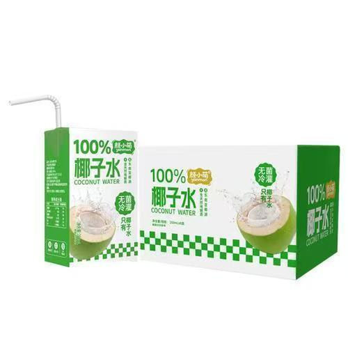 颜小萌100%椰子水250ml*10盒