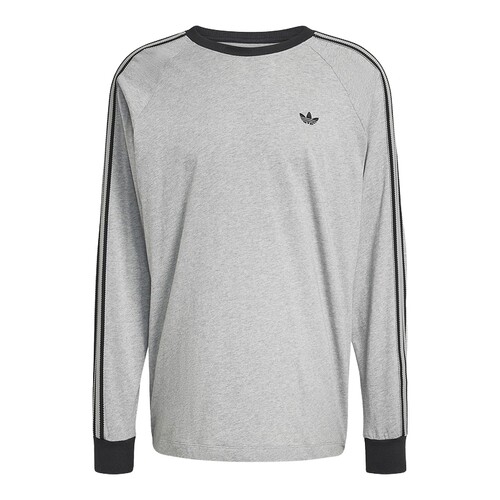 adidas阿迪达斯三叶草休闲棉质运动长袖春男复古圆领T恤 KV4703