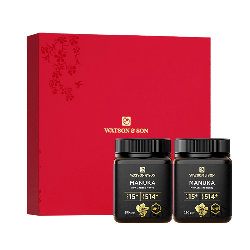 沃森父子麦卢卡蜂蜜礼盒UMF10+15+20+节日送礼长辈天然原装进口