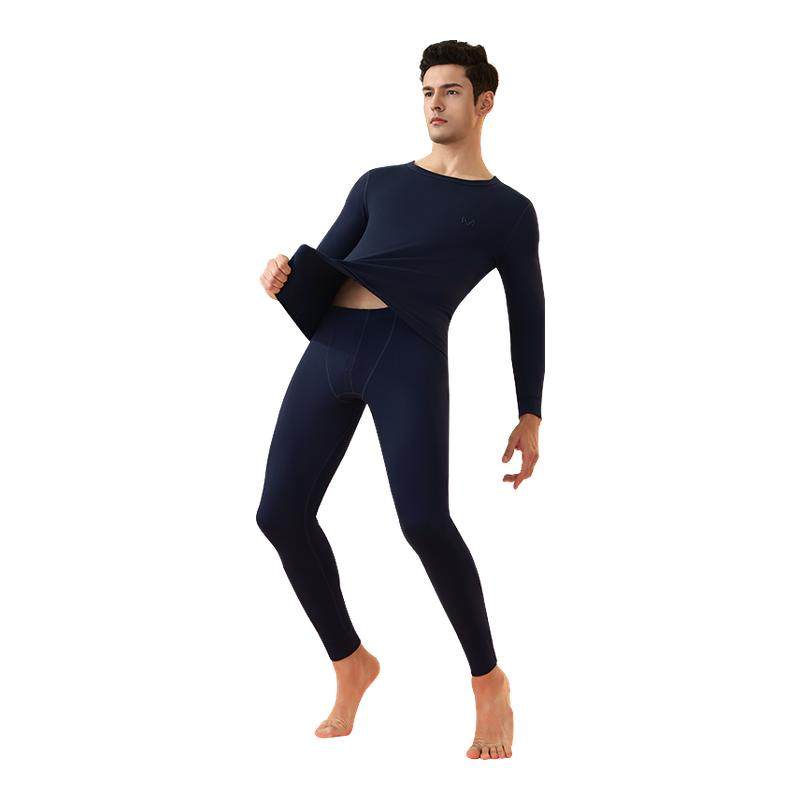 猫人秋衣秋裤男士纯棉保暖内衣圆领一套装秋冬季薄打底全棉毛衫裤,女士内衣/男士内衣/家居服,保暖套装,淘宝优惠券,粉丝福利购,淘宝优惠卷