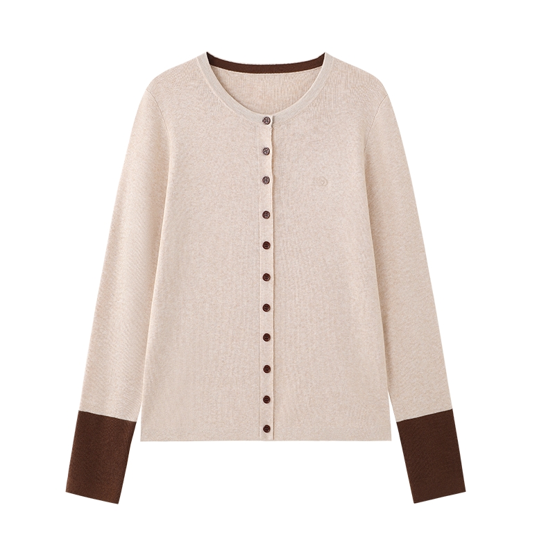 全棉时代全棉圆领棉线衣