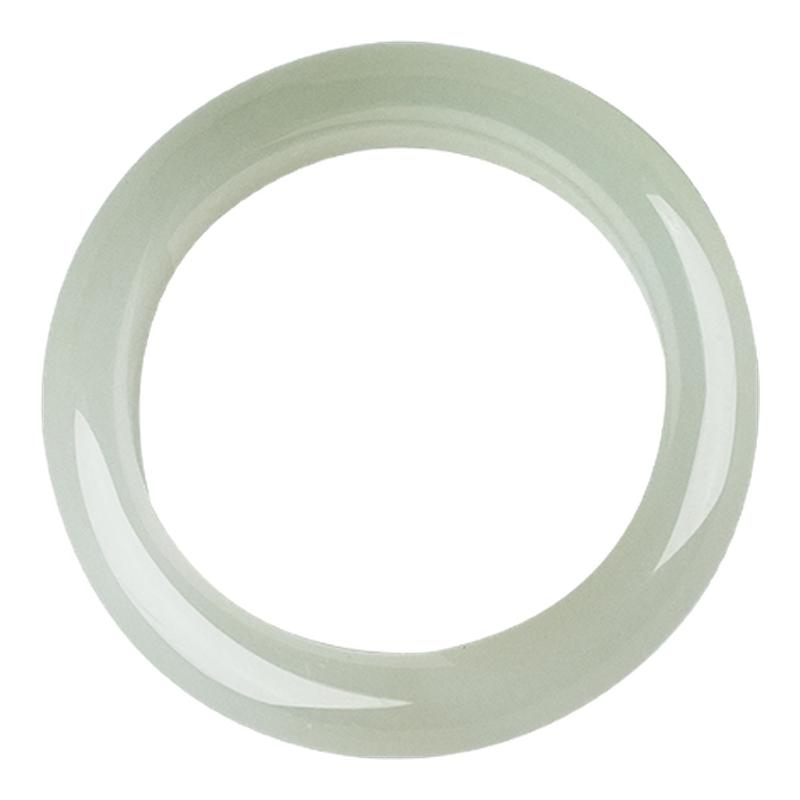 普陀山天然晴水和田玉戒指