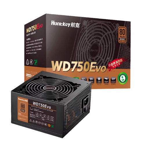 航嘉电源WD750铜牌电源80PLUS