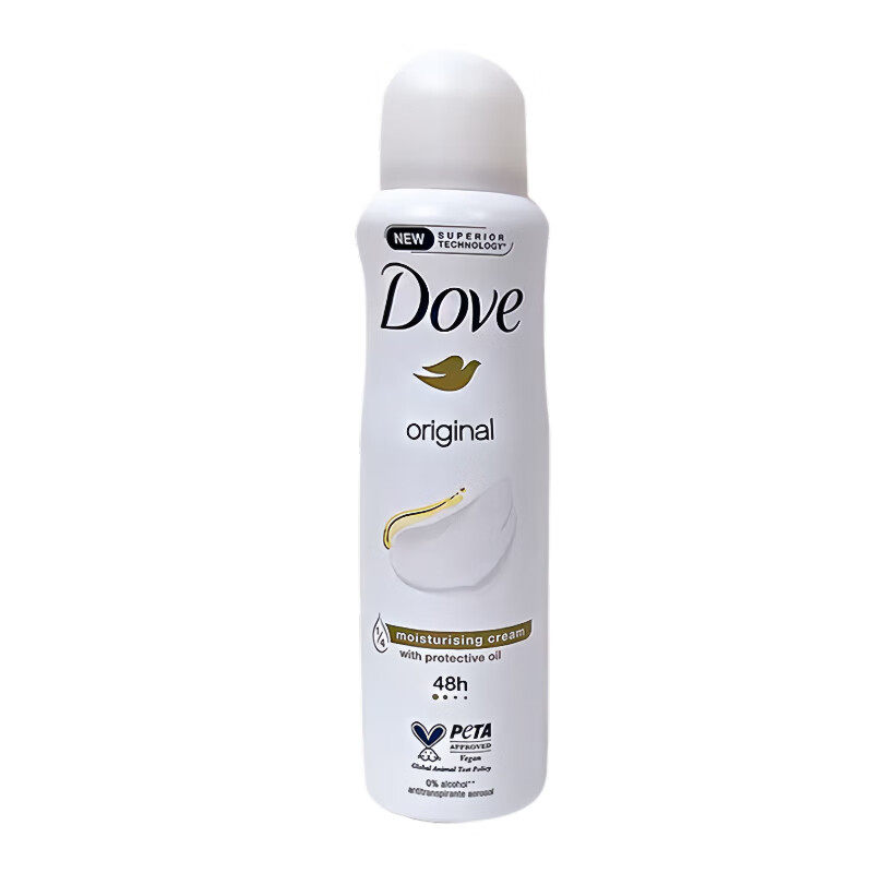 Dove/多芬原味止汗喷雾清新拒绝尴尬瓶装清爽无刺激除汗150ml临期