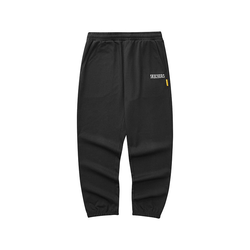Skechers斯凯奇秋女情侣加绒卫裤宽松黑色运动长裤显瘦束脚裤,运动服/休闲服装,运动长裤,淘宝优惠券,粉丝福利购,淘宝优惠卷