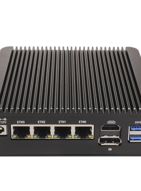 康耐信6405U软路由器整机4个2.5G网卡迷你静音工控整机四网卡支持PVE/PFSENSE/ESXI/OPSENNSE等