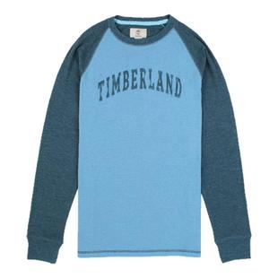 打底针织衫 TIMBERLAND添柏岚长袖 T恤男撞色拼接圆领上衣插肩袖