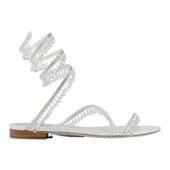 CHANDELIER系列水钻女士平底凉鞋 CAOVILLA 礼物 RENE