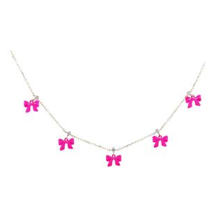 罗予彤同款 百搭锁骨链GR022M2VAU RuedesMille蝴蝶结锆石项链时尚