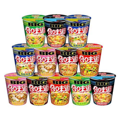 日清合味道big大杯方便面夜宵