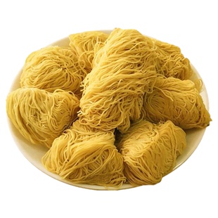 竹升面湿面厚皮橙同款正宗广东港式云吞面碱面面条新鲜细拌面早餐