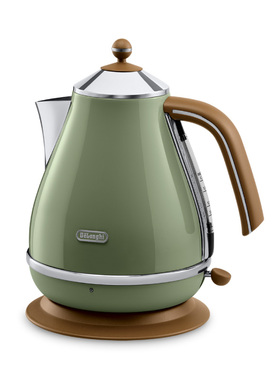 Delonghi/德龙复古系列 KBO2001电热水壶烧水家用办公室304不锈钢