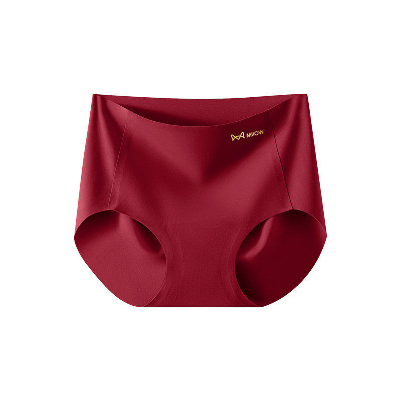 猫人10A粉底液本命年红色内裤女