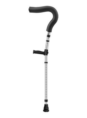 F型双拐拐杖时尚铝合金轻便腋下拐便携可折叠老人年轻人骨折腋拐