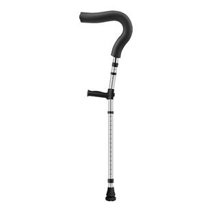 F型双拐拐杖时尚铝合金轻便腋下拐便携可折叠老人年轻人骨折腋拐