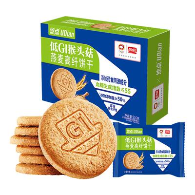 盼盼低GI猴头菇燕麦高纤饼干