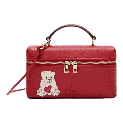 FURLACAMELIA牛皮迷你化妆包