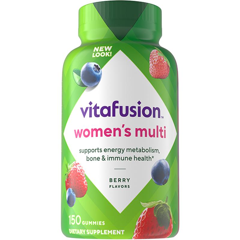 美国vitafusion女士复合维生素女性综合多维软糖提高免疫力抵抗力
