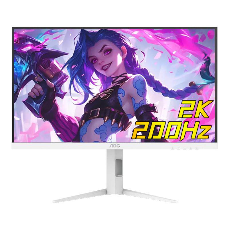 AOC2K200Hz27英寸显示器纯白色