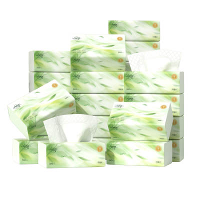 月半弯高端高密抽纸餐巾纸巾18包