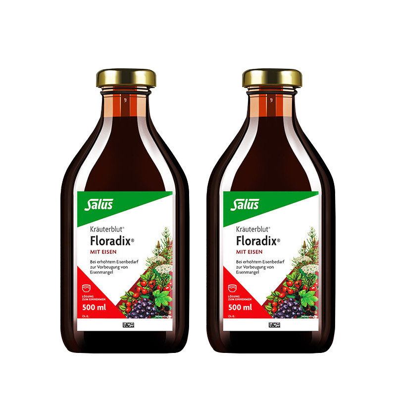 500ml salus德国铁元液态铁补铁剂红色女性孕妇孕期贫血术后正品
