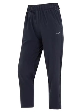 NIKE耐克女裤夏季透气宽松跑步运动裤训练速干梭织长裤FB7030-010