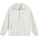 翻领宽松女装 李宁半拉链卫衣女士冬季 长袖 套头衫 网球上衣运动服 季