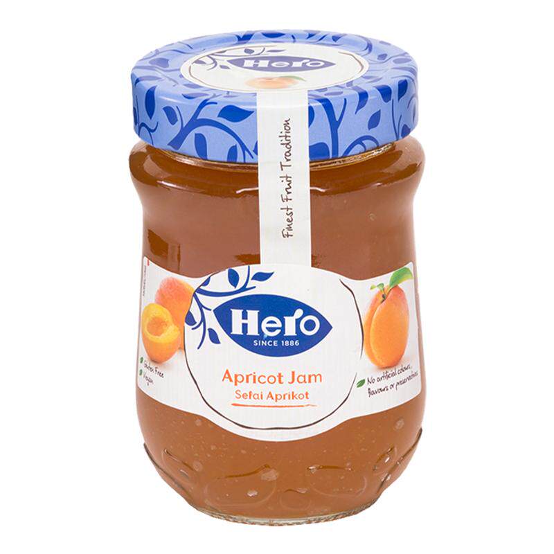 Hero英雄西班牙进口杏果酱350g 早餐烘焙 面包涂抹