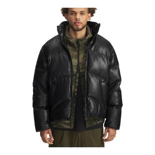 羽绒服6000427 安德玛外套男士 仿皮运动休闲保暖短款 新款 001 冬季