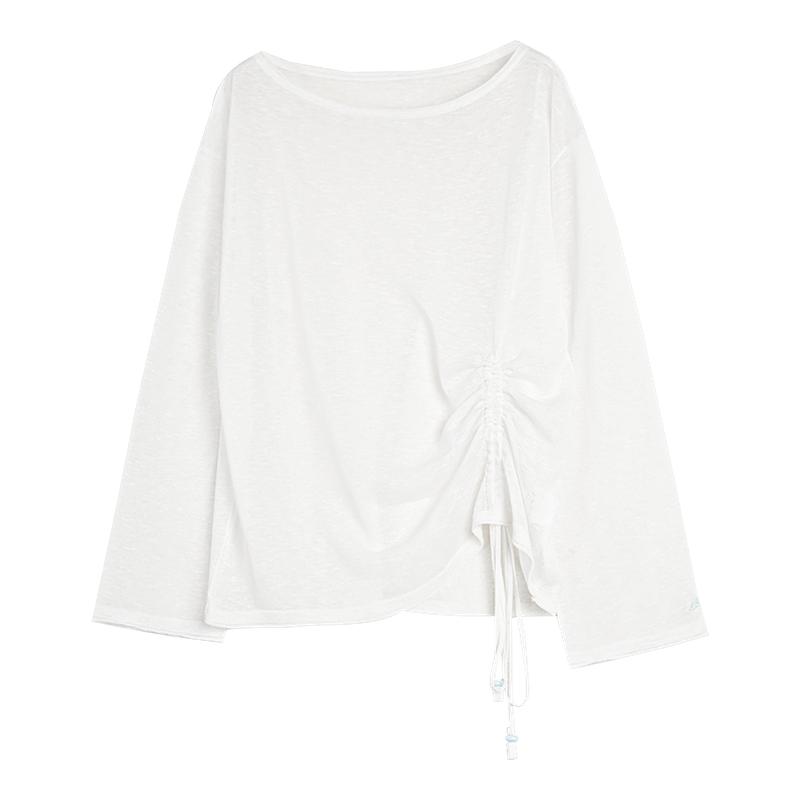 ELLE法式高级感镂空针织罩衫