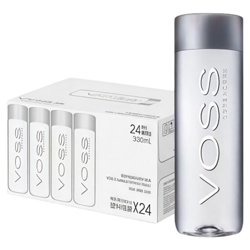 VOSS/芙丝330ml*24瓶/整箱矿泉水高端接待天然弱碱性饮用水瓶装水