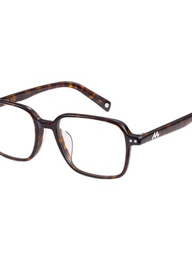 【26新品】木九十眼镜方形大框轻薄板材素颜玳瑁色镜架MJ12FN1053