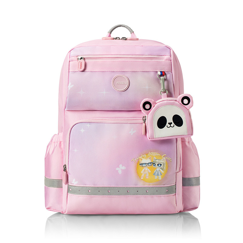 美旅放心书包女1-6年级小学生轻便减负高颜值书包NG3