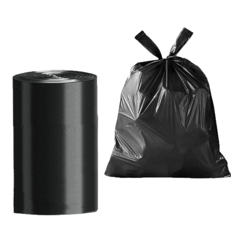 厨房垃圾袋家用加厚手提式背心特厚超厚大桶大容量黑色塑料袋大号