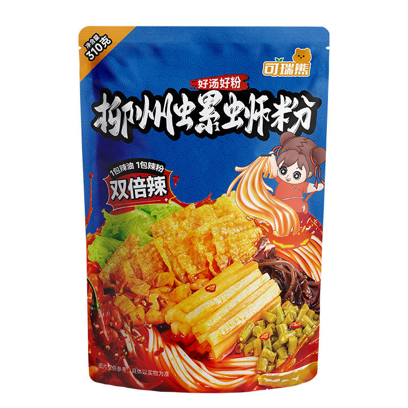 可瑞熊原味柳州正宗螺蛳粉加辣升级螺丝粉方便速食夜宵干米粉网红