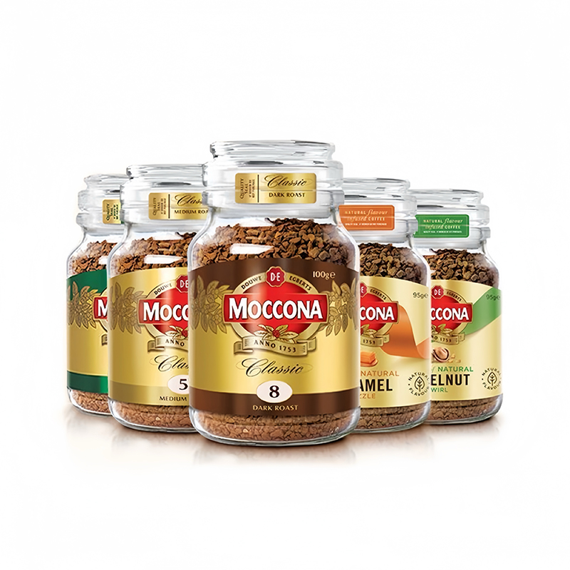 摩可纳moccona荷兰进口黑咖啡8号