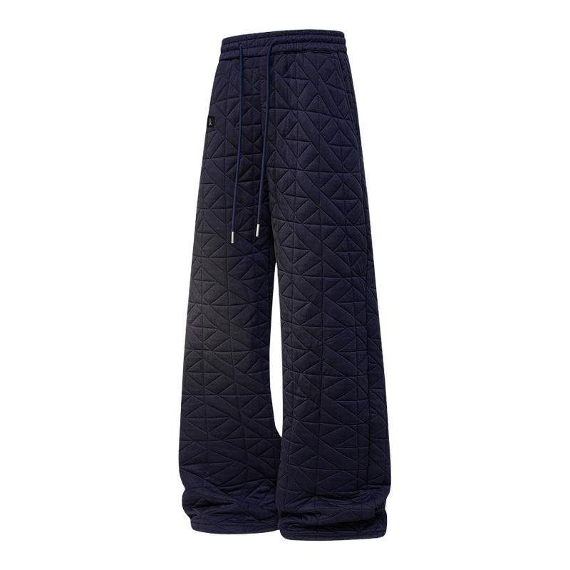 it :5cm/FIVECM保暖棉裤男女2025冬季黑色抽绳松紧腰夹棉加厚长裤,男装,棉裤,淘宝优惠券,粉丝福利购,淘宝优惠卷