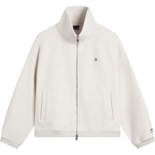 李宁加绒卫衣女士秋冬季 加绒加厚上衣宽松保暖休闲运动服 2025新款