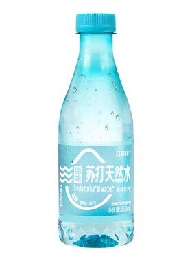 苏打天然水0糖0脂0卡350ml*12/24瓶装清爽健康运动补水饮品
