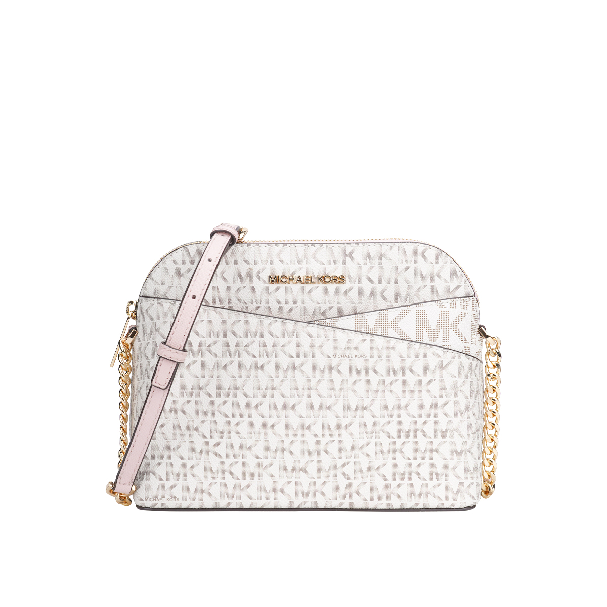 Michael Kors/MK女包JET SET老花拼色链条通勤单肩斜挎手提相机包