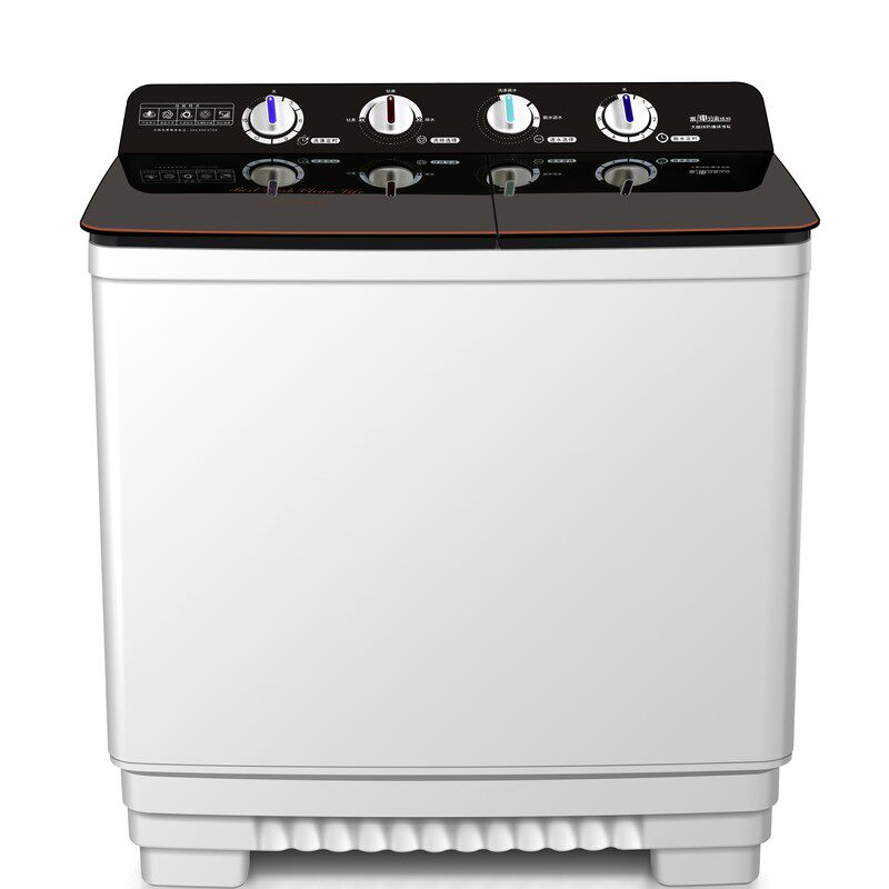 大容量半自动洗衣机家用50/100公斤商用老式双缸双桶强力官方旗舰