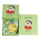 足金999黄金蜡笔小新520送女朋友礼物哈喽KT手机链挂绳钥匙扣挂件