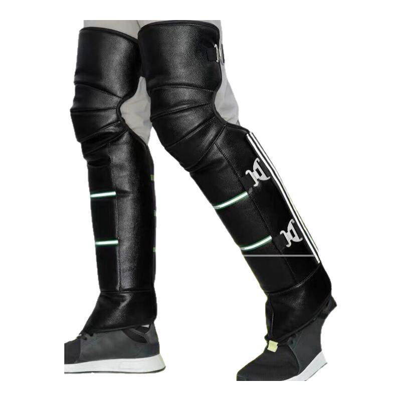 冬季护膝摩托车骑行护膝电动车电瓶车加厚加绒男女成人户外外卖骑