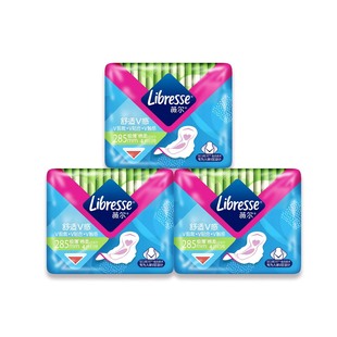 Libresse薇尔卫生巾舒适V感极薄棉柔285mm加长日用精品装 包邮