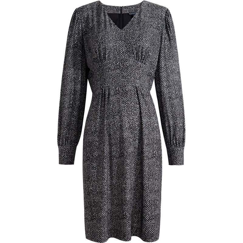 布克兄弟25女士波点连衣裙