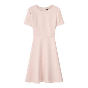 【含亚麻】Scofield女温婉小香风连衣裙粗花呢肌理2026初夏新品