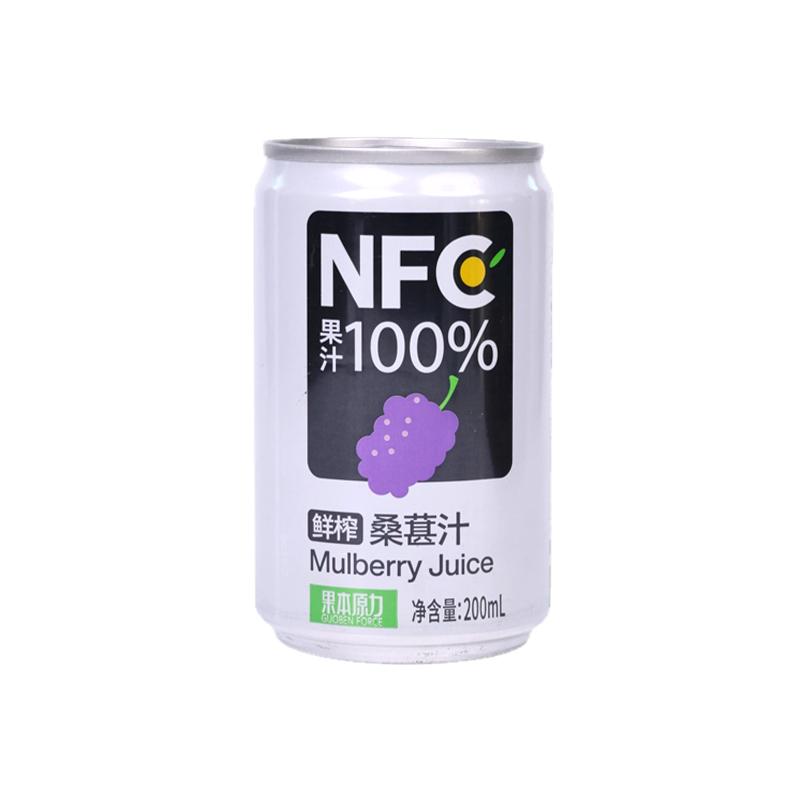 康之味NFC桑葚汁200ml*8听果蔬汁图片