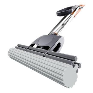 海绵拖把大号2025新款 滚轮胶棉懒人家用一拖净免手洗吸水干湿拖把