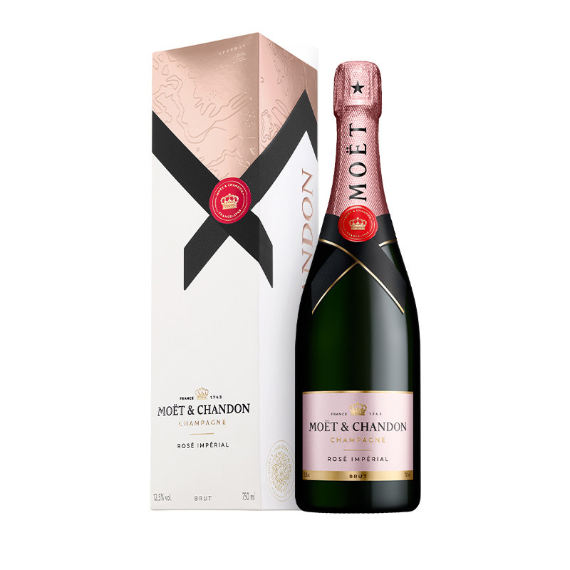 Moet&Chandon法国酩悦粉红香槟750ML 海外进口起泡葡萄酒正品口粮